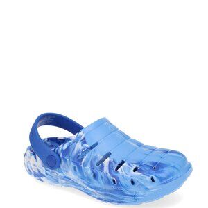 Rugged Shark EVA Clogs LITTLE BOYS SIZE 13 Blue Swirl Sandals NEW